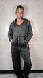 Velour Cargo Two-Piece Jogger Set