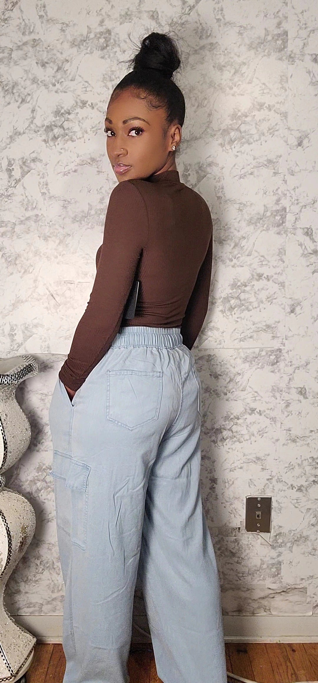 Lightweight Baggy Tencel Jogger Pants