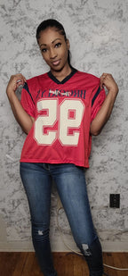 Oversized Graphic "Brooklyn" Jersey Top