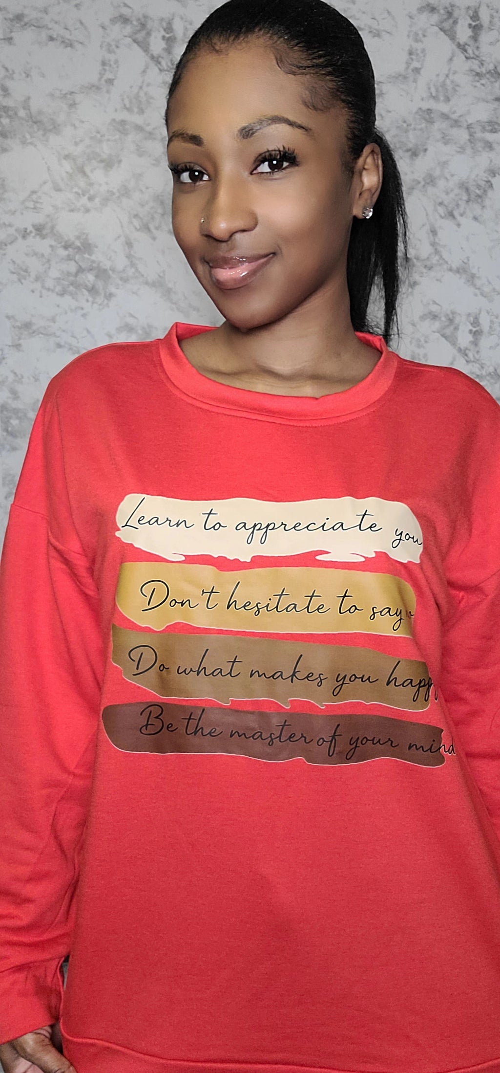 Positive Affirmations Oversized Sweatshirt
