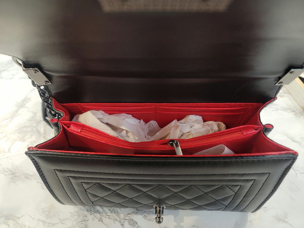 Stitched Design Crossbody Bag