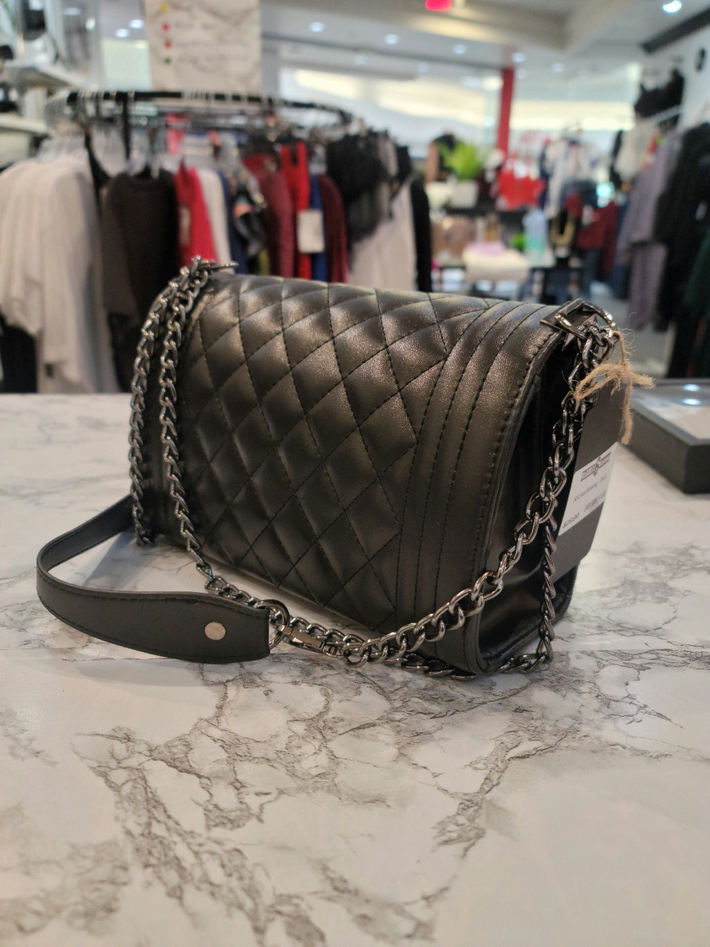 Stitched Design Crossbody Bag