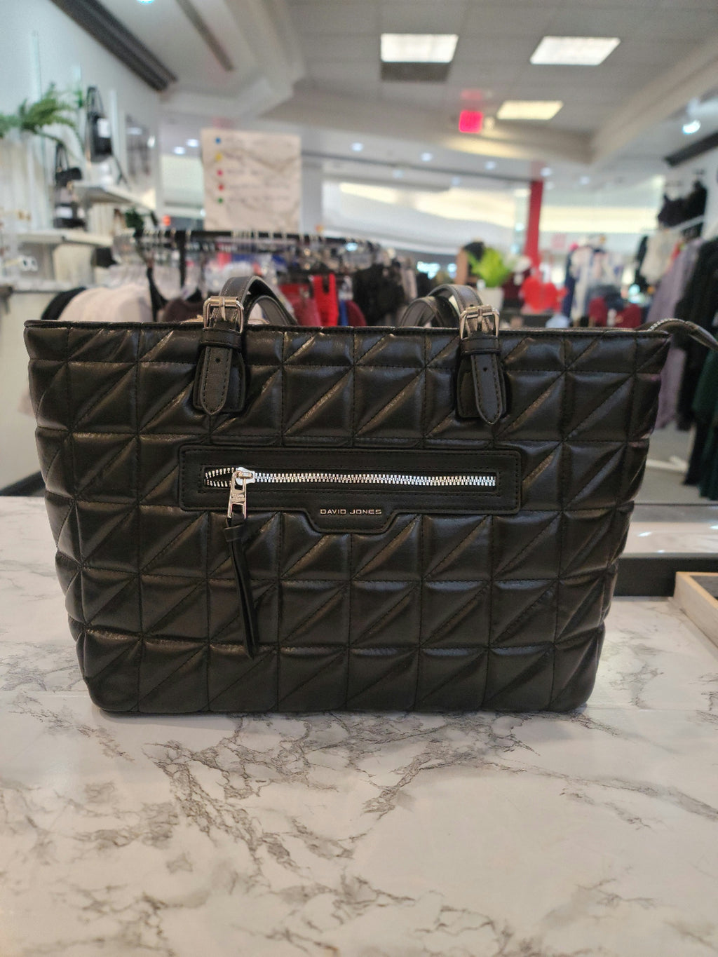 Quilted Leather Shoulder Handbag