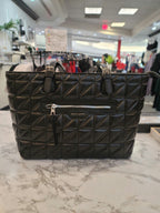 Quilted Leather Shoulder Handbag