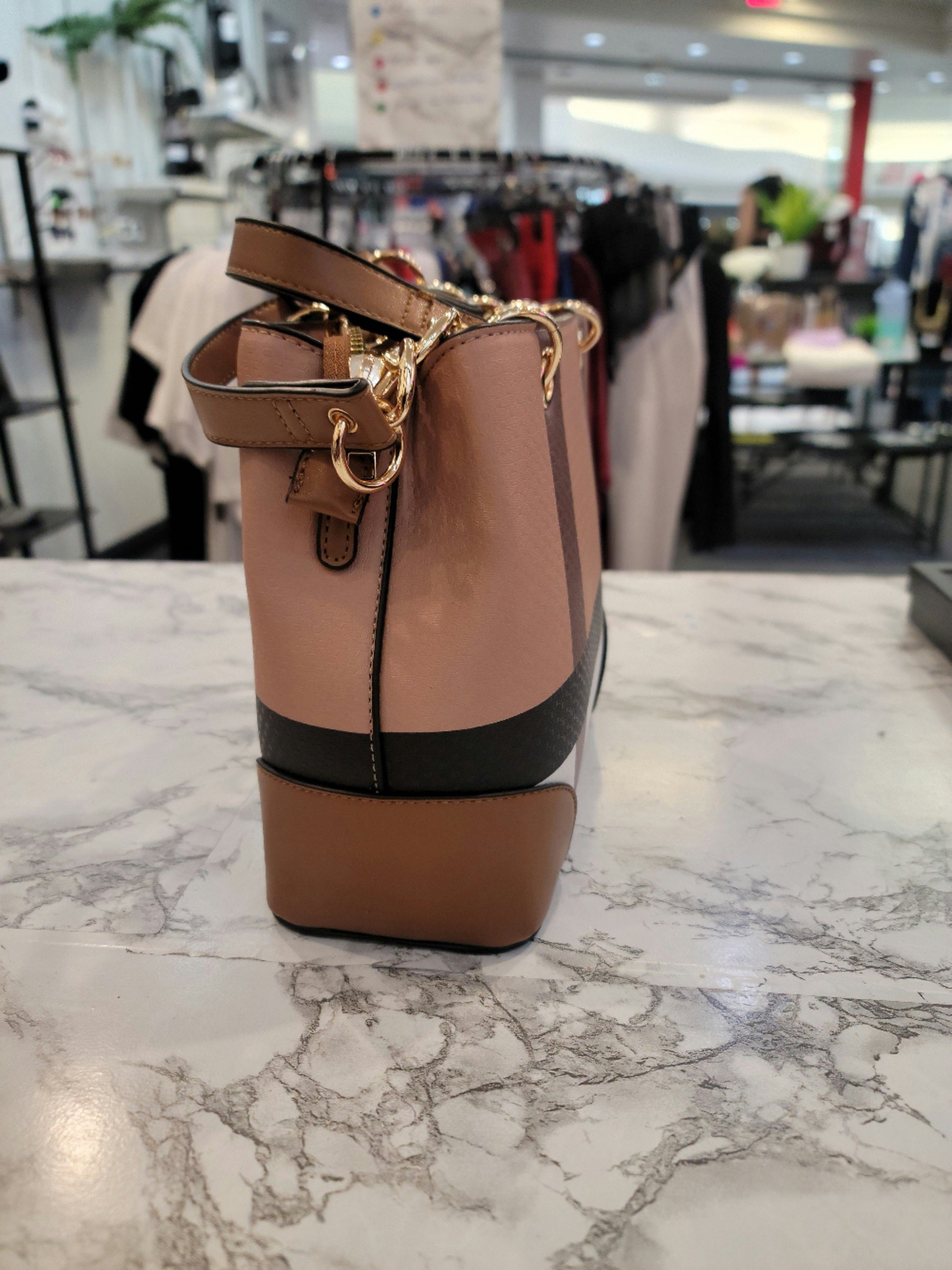 Multi Brown Crossbody Handbag