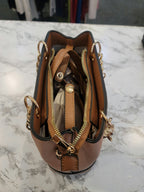 Multi Brown Crossbody Handbag