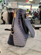 Leather Alligator Two-in-One Handbag