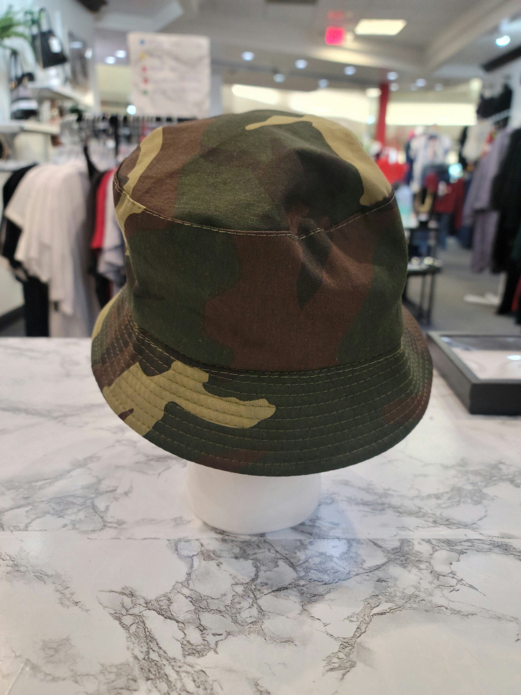 Camo Print Bucket Hat