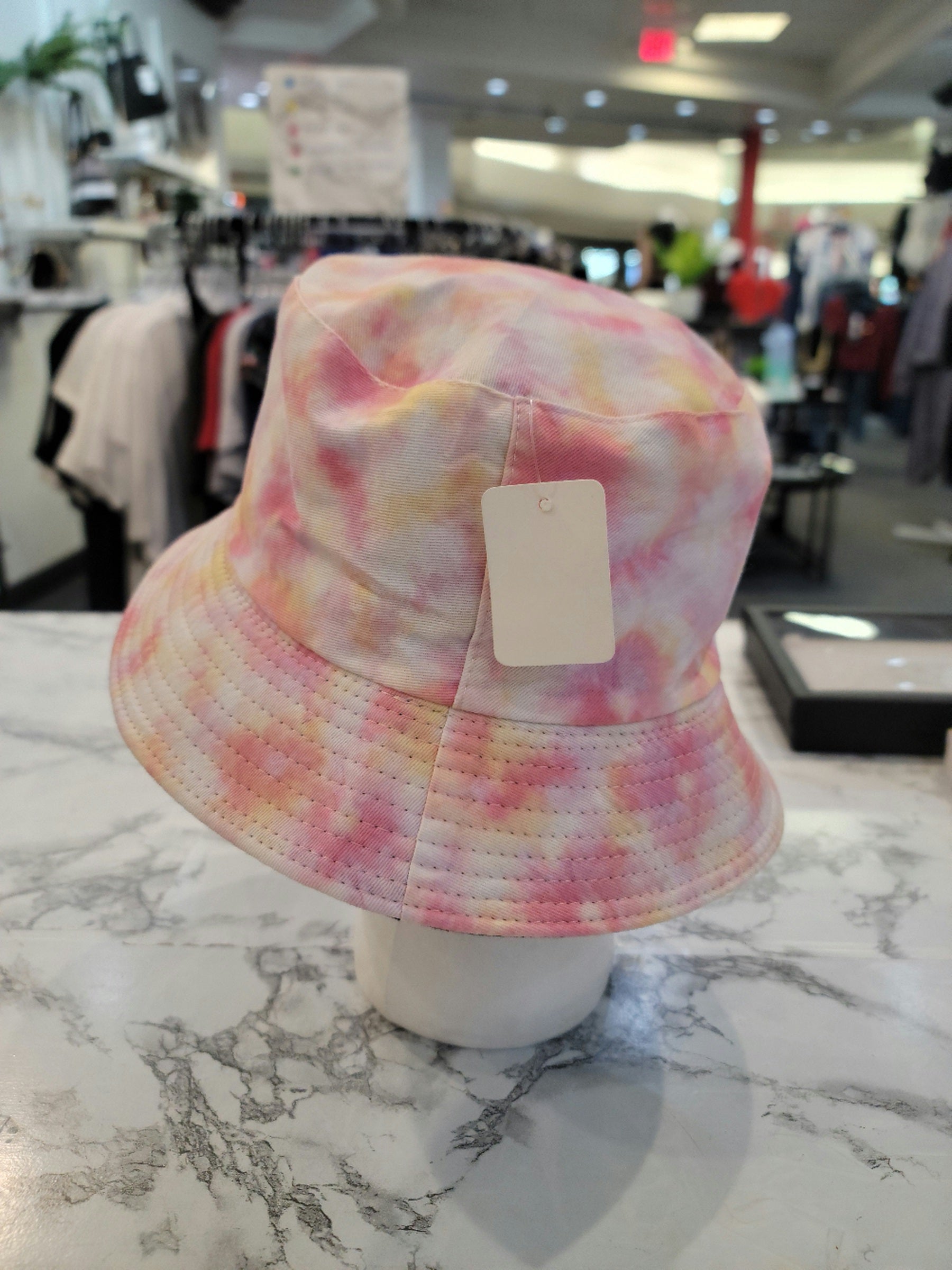 Pink/White Multi Bucket Hat