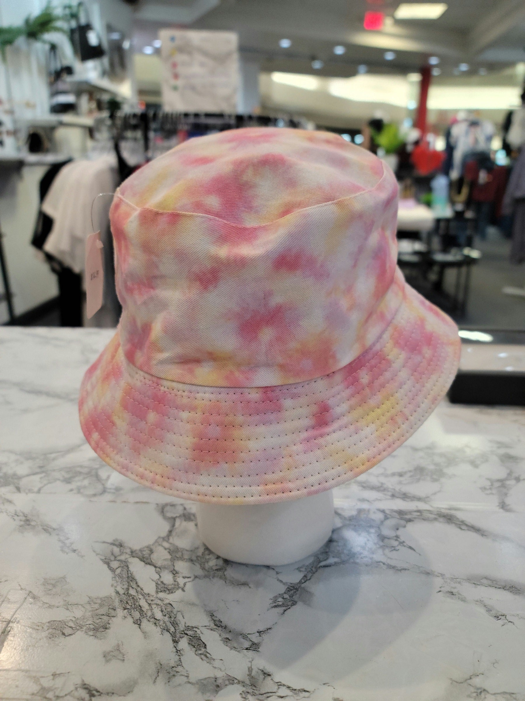 Pink/White Multi Bucket Hat