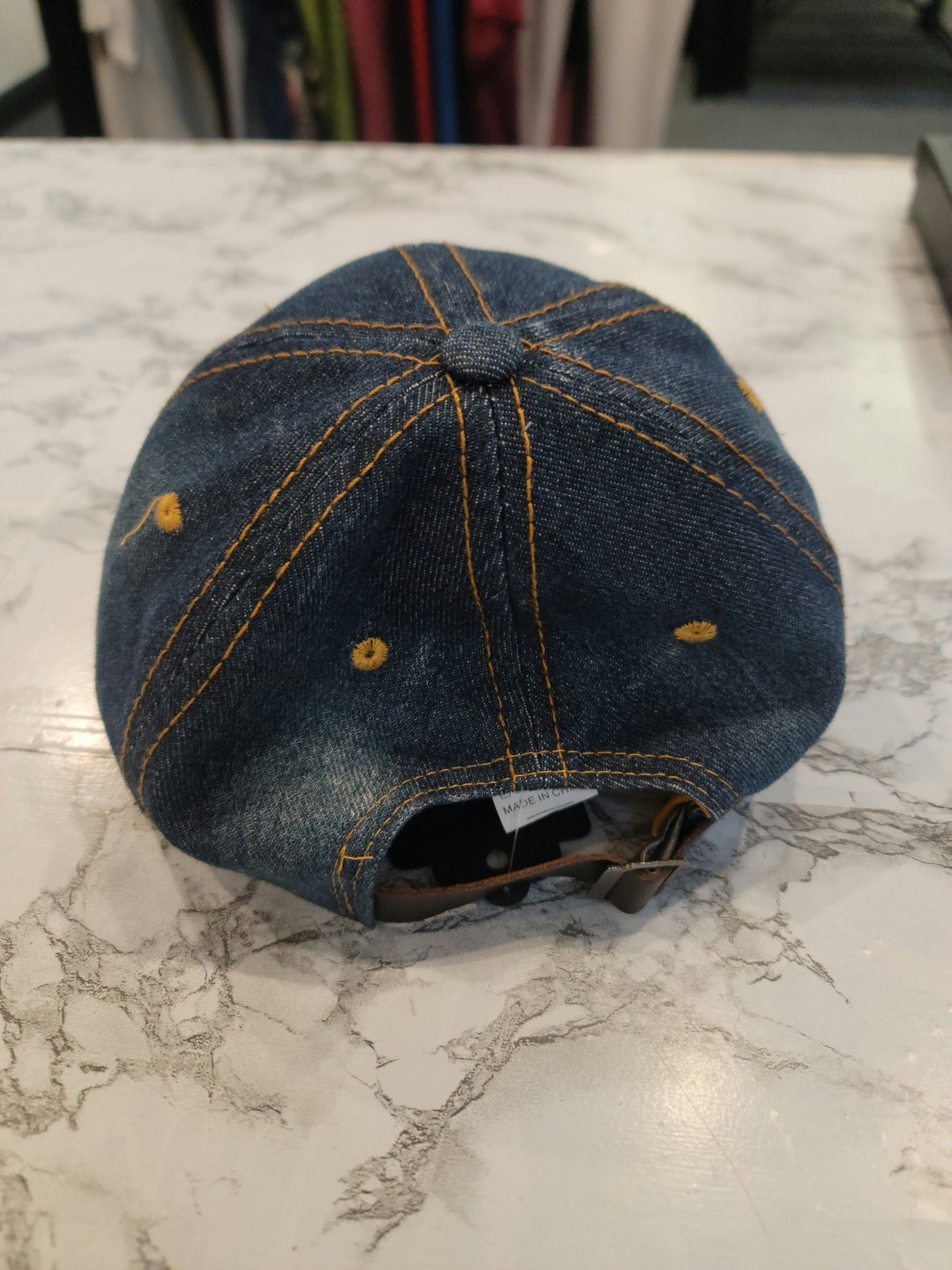 Bling Distressed Ball Cap
