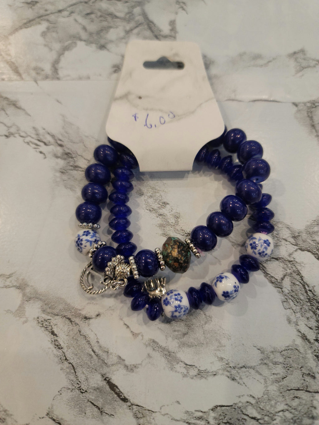 Blueberry Cream Two-Piece Bracelet Set