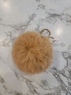 Furry Ball Keychain
