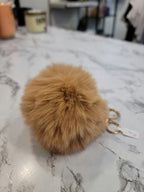 Furry Ball Keychain