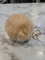 Furry Ball Keychain