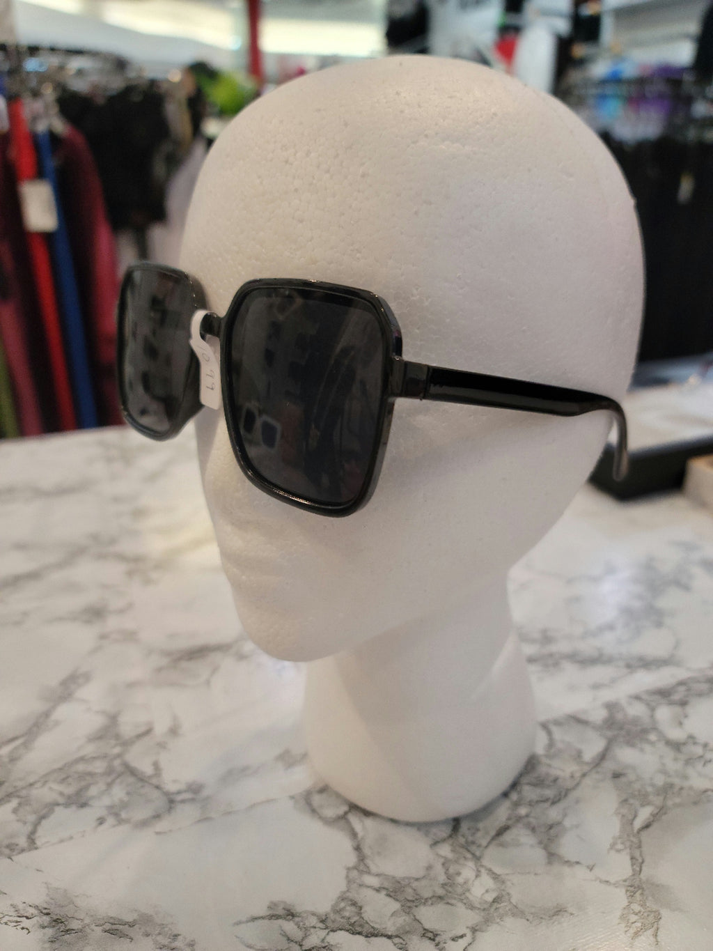 Black Square Trim Sunglasses