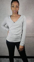 4 Side Button Crisscross Front Shirt