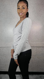 4 Side Button Crisscross Front Shirt