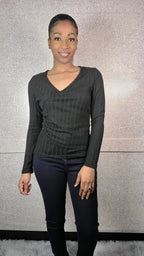 4 Side Button Crisscross Front Shirt