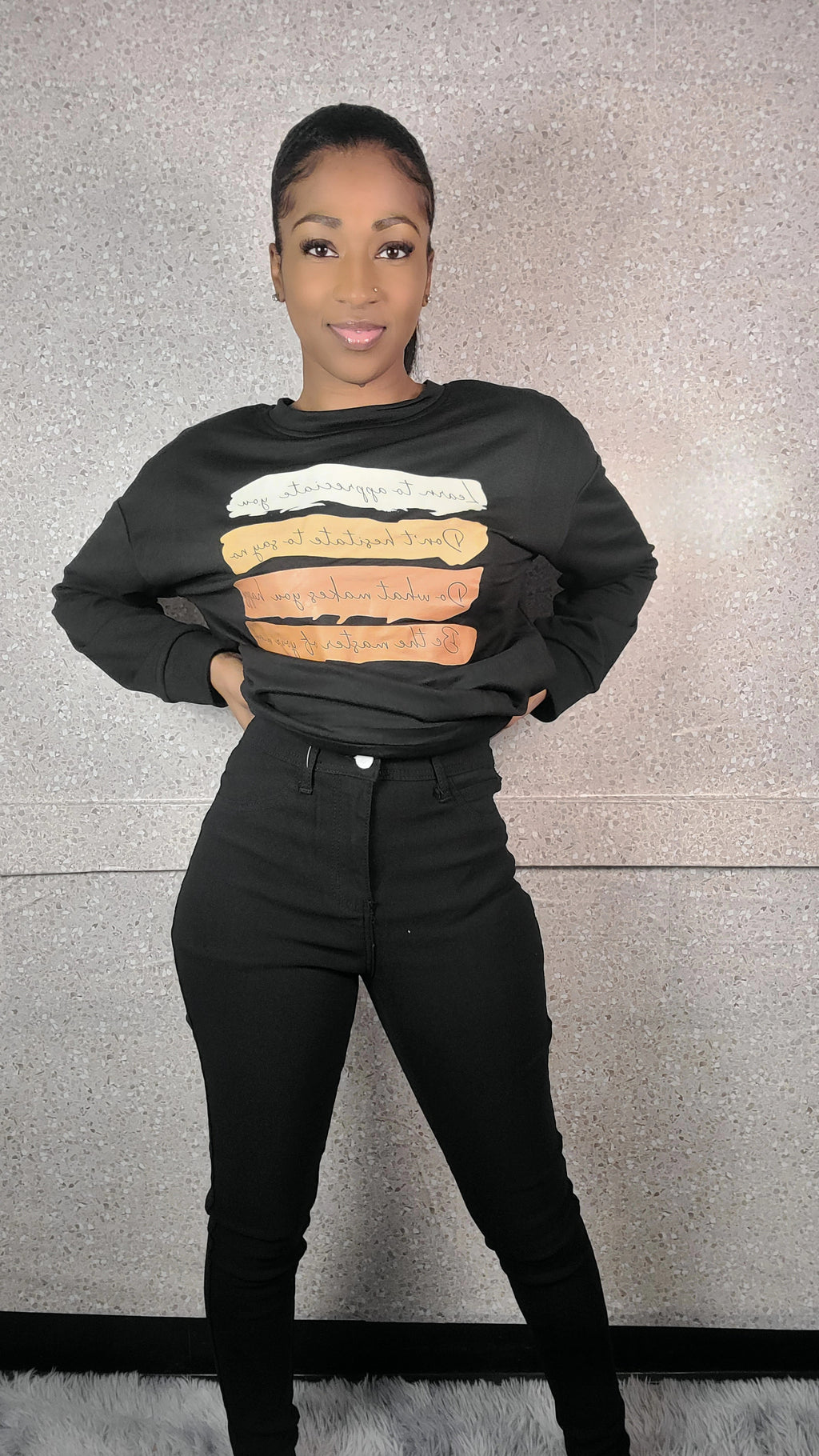 Positive Affirmations Oversized Sweatshirt