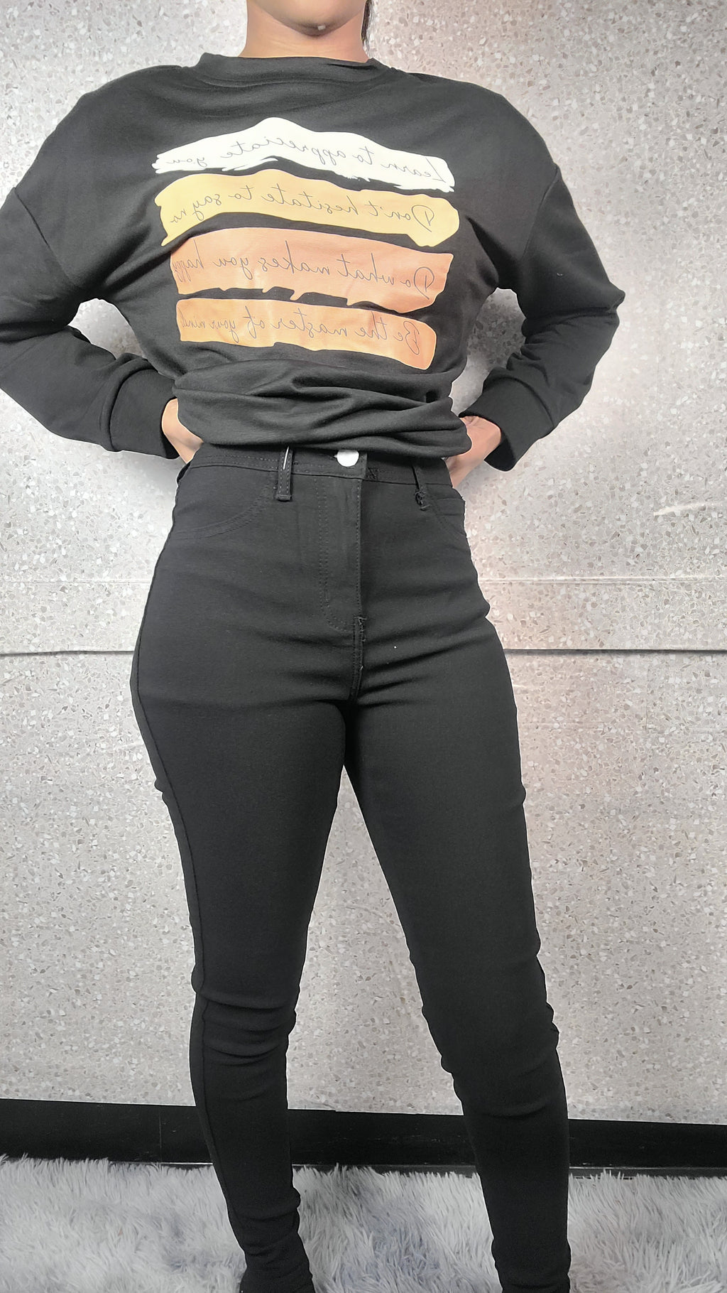 Gene's High Waist Super Stretch Skinny Jeans