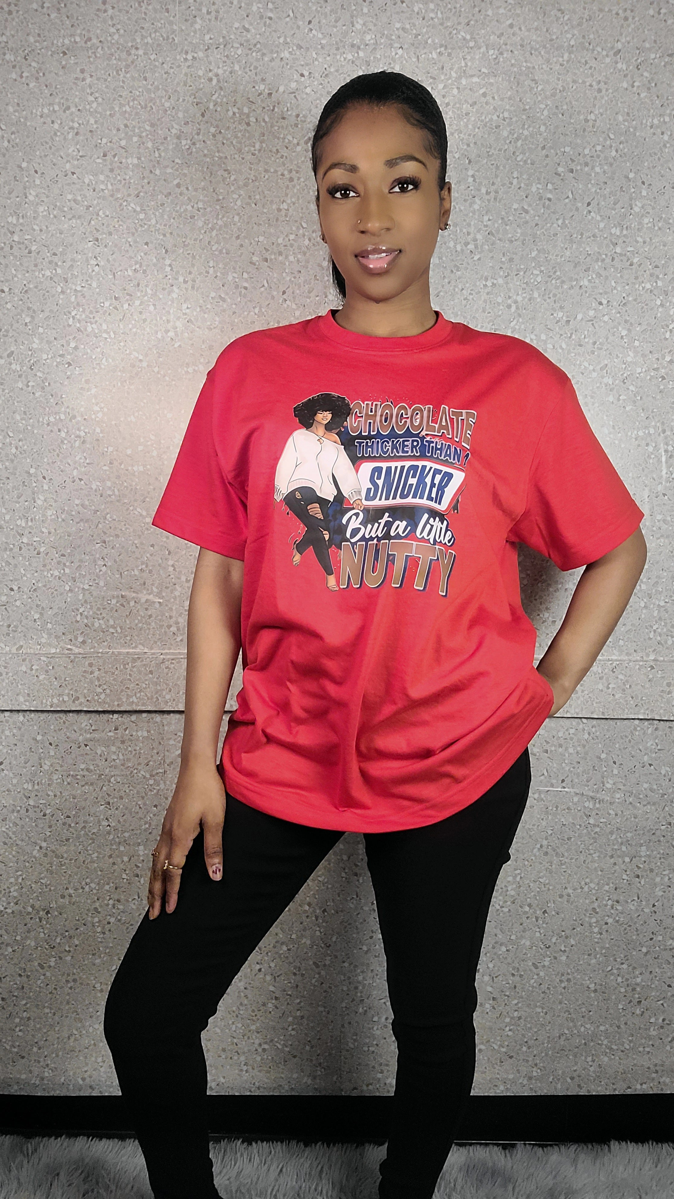 Thicker Than A Snicker Graphic T-Shirt