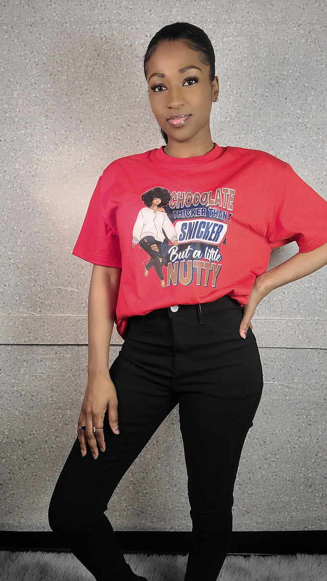 Thicker Than A Snicker Graphic T-Shirt Main Image