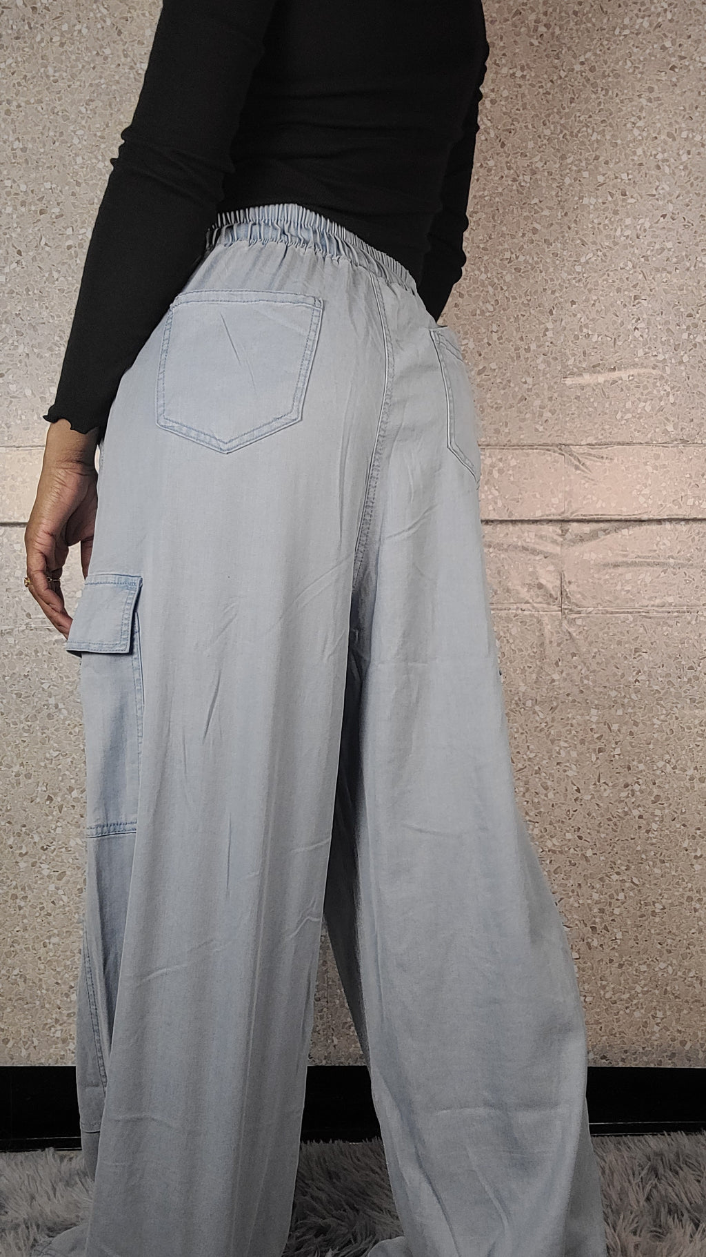 Lightweight Baggy Tencel Jogger Pants