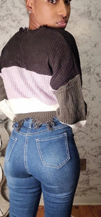 Medium Washed High Waist Bell Bottom Jeans