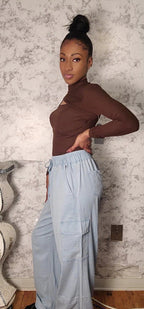 Lightweight Baggy Tencel Jogger Pants