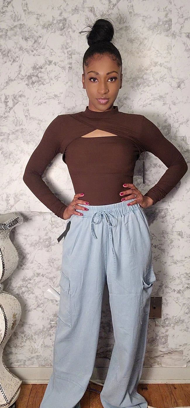 Lightweight Baggy Tencel Jogger Pants Hover Image