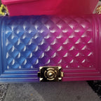 Blue & Pink Jelly Crossbody Bag