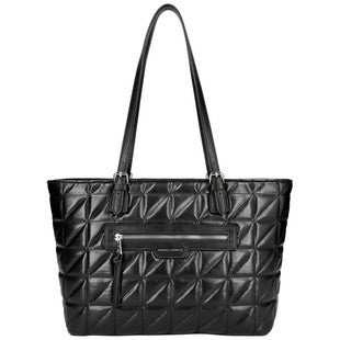 Quilted Leather Shoulder Handbag