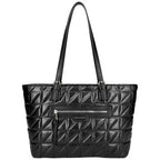 Quilted Leather Shoulder Handbag