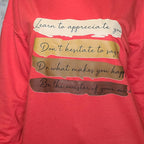 Positive Affirmations Oversized Sweatshirt