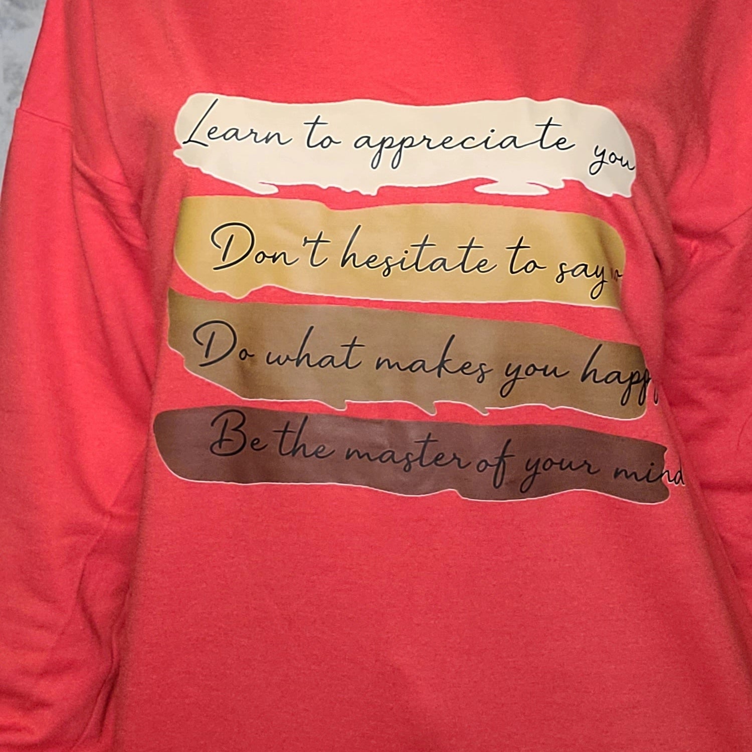 Positive Affirmations Oversized Sweatshirt